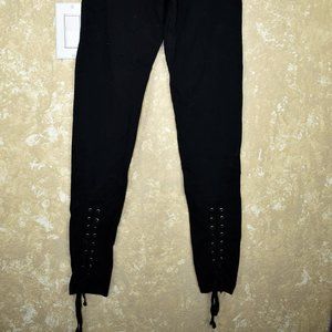 So Low Crop Leggings with Ankle Ties XS